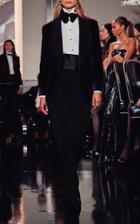 Moda Operandi Ralph Lauren Wilde Two-tone Velvet Tuxedo Jacket Size: 0