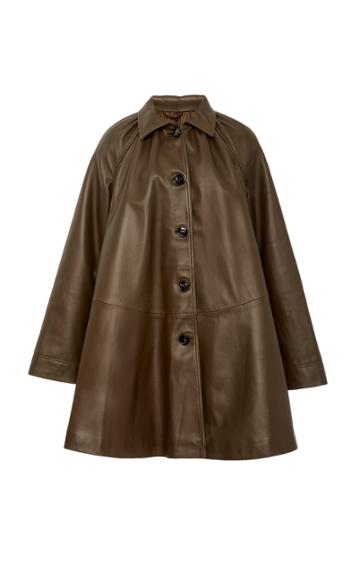 Co Belted Leather Jacket