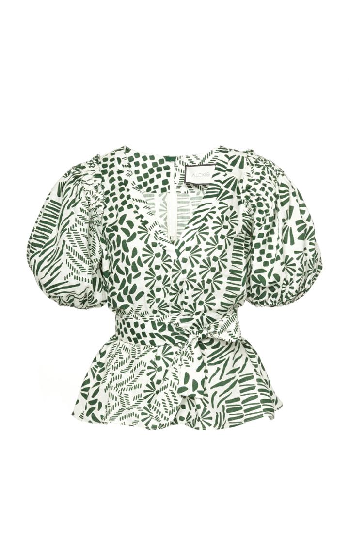 Moda Operandi Alexis Warri Cotton Belted Top Size: M