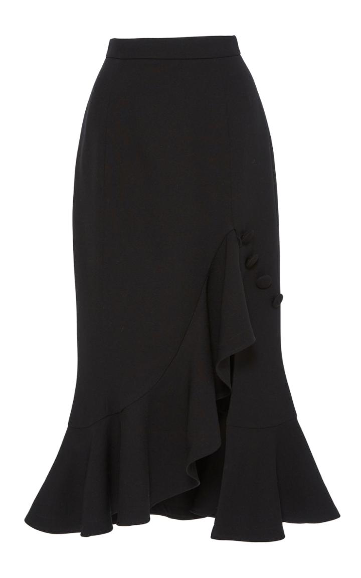 Prabal Gurung Ruffle Hem Skirt