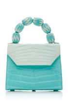 Nancy Gonzalez Lilly Small Fiesta Handle Crocodile Bag