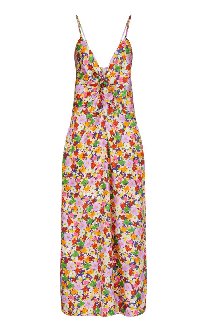 Moda Operandi Borgo De Nor Flora Silk-twill Dress