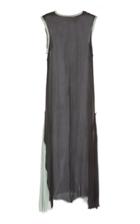 Albus Lumen Tula Two-toned Silk-knit Dress