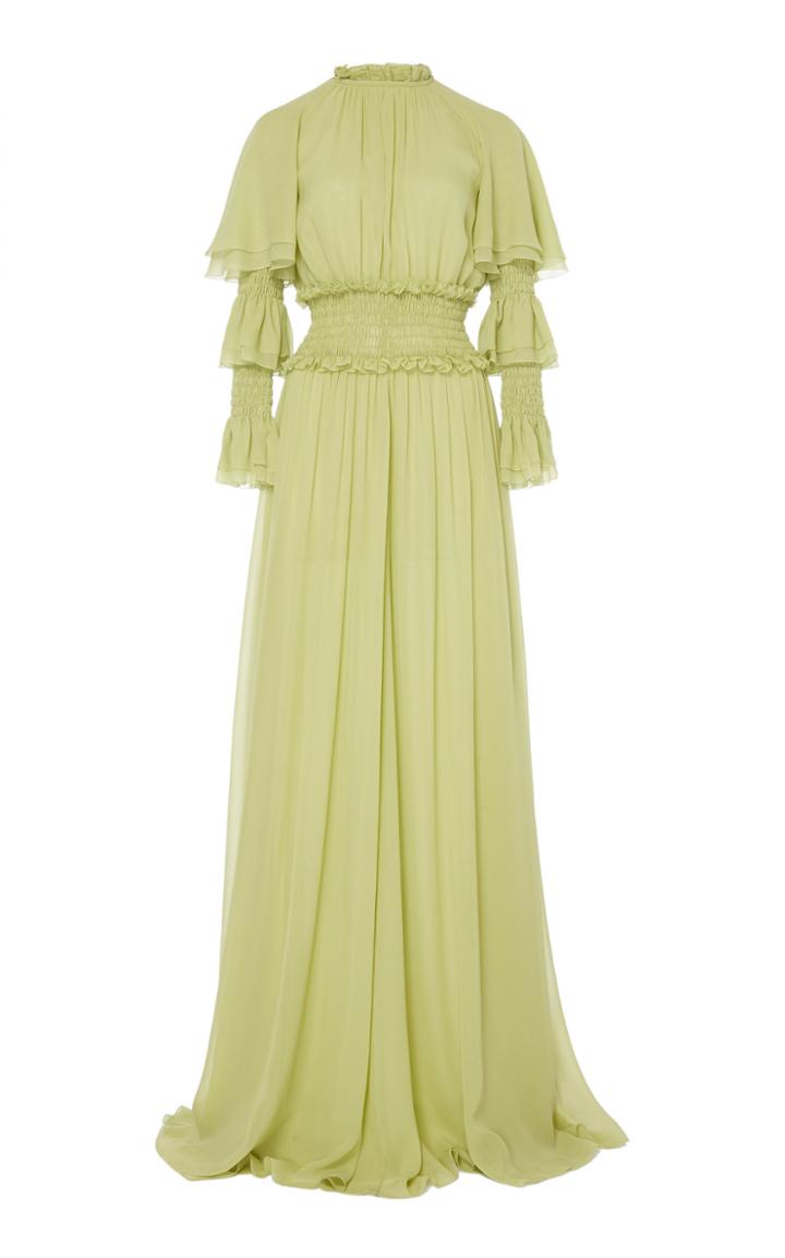 Giambattista Valli Tiered Silk Maxi Dress