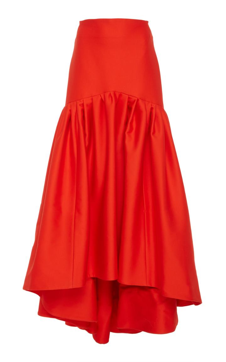 Rosie Assoulin Flounce Cotton Skirt