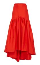 Rosie Assoulin Flounce Cotton Skirt