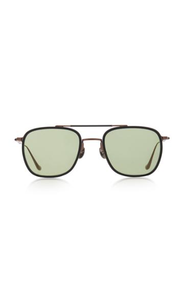 Matsuda Eyewear Oversized Square-frame Metal Sunglasses