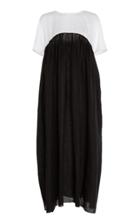 Moda Operandi Gl Hrgel Bow-back Linen Maxi Dress Size: Xs