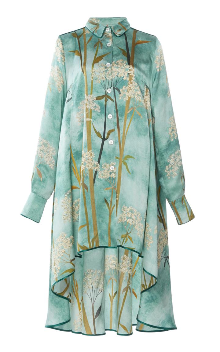 For Restless Sleepers Mercurio Cloque Shirt Dress