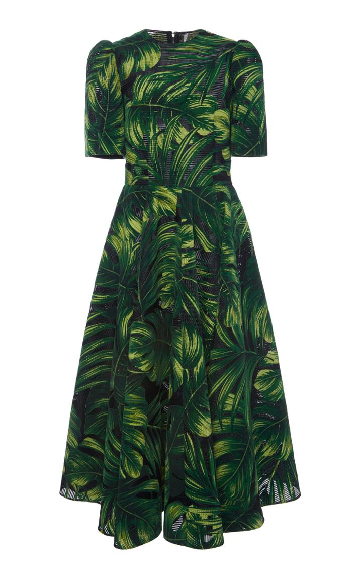 Moda Operandi Dolce & Gabbana Pleated Jacquard Dress Size: 36