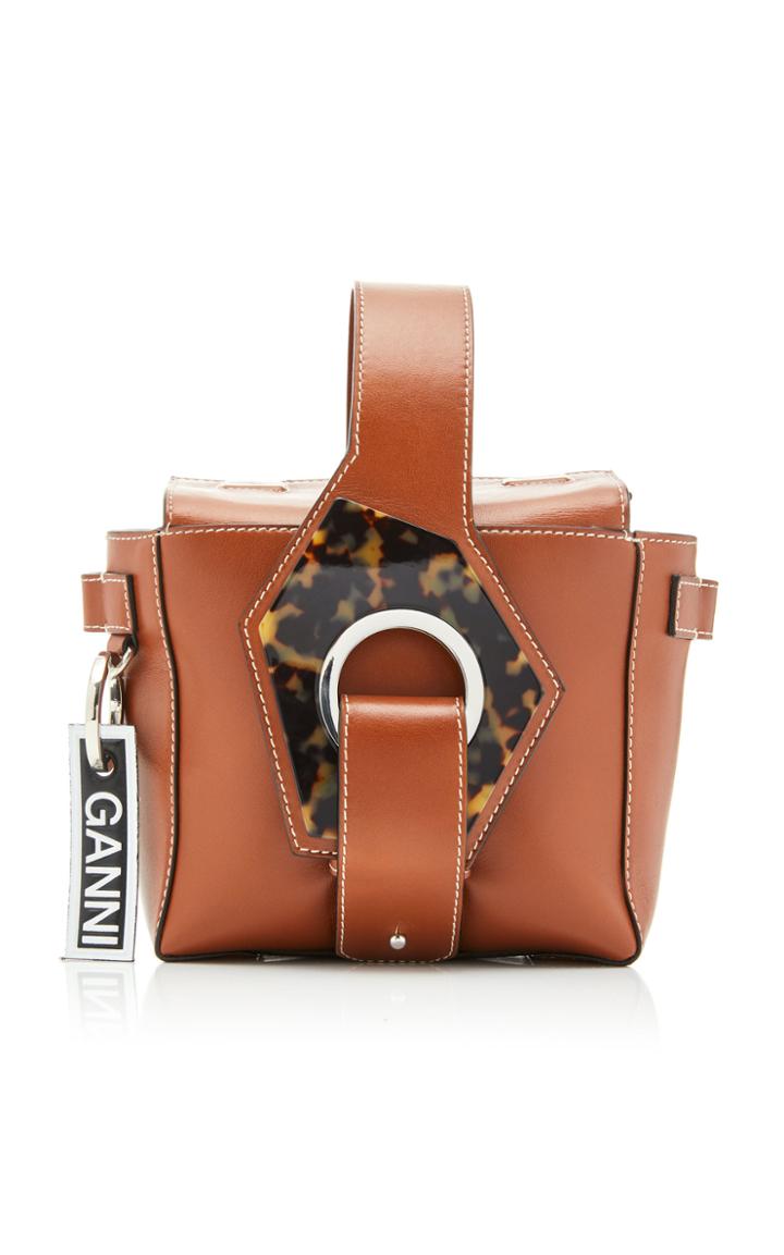 Ganni Mini Leather Crossbody Bag