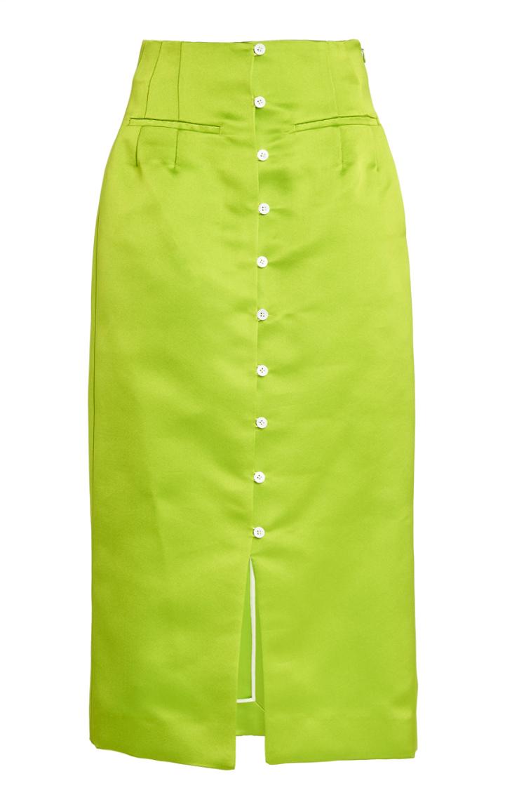 Moda Operandi Rosie Assoulin High-rise Silk Pencil Skirt