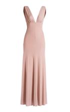 Maria Lucia Hohan Merve V-neck Lurex Maxi Dress