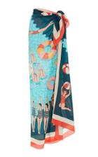 Karen Mabon Vogue Swimming Silk Sarong
