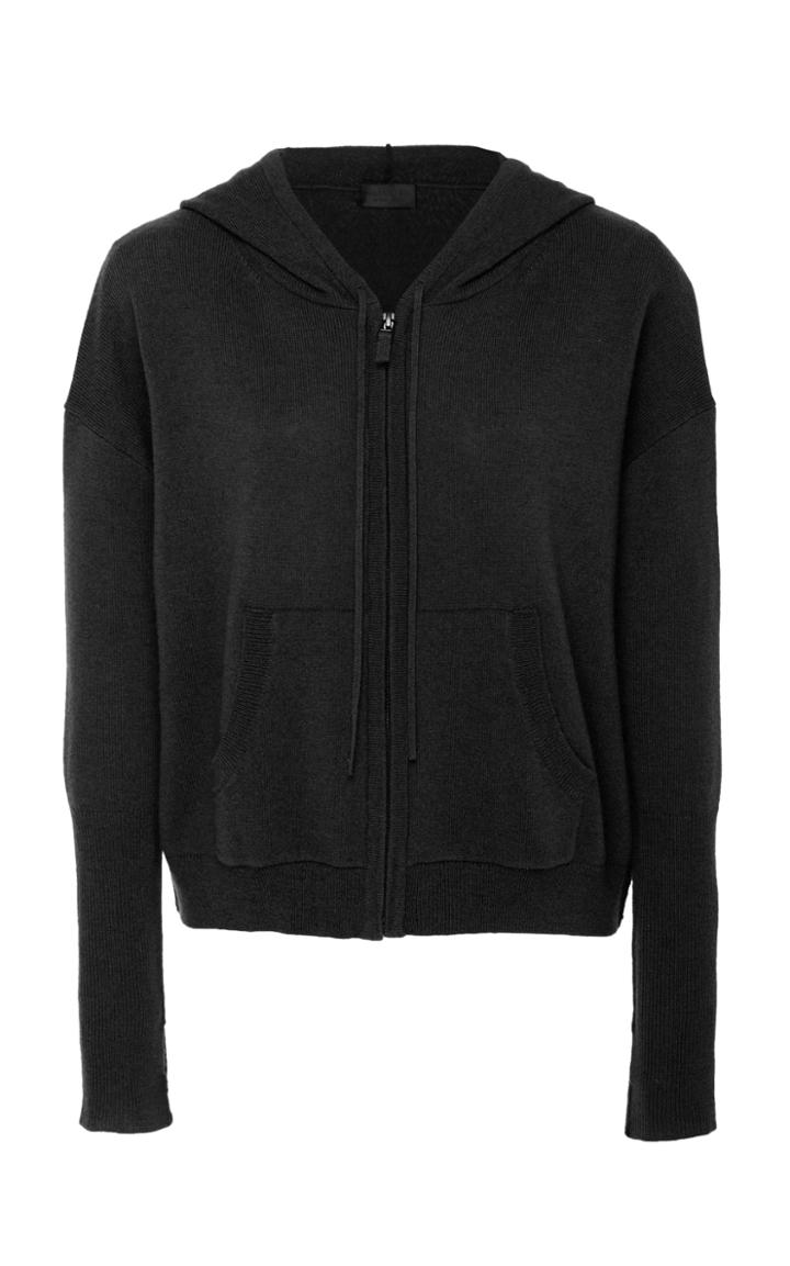 Nili Lotan Emmaline Cashmere Zip Front Zip Hoodie