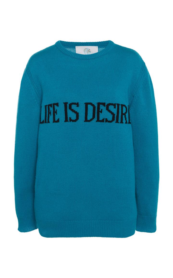 Moda Operandi Alberta Ferretti Life Is Desire Eco-cashmere Sweater