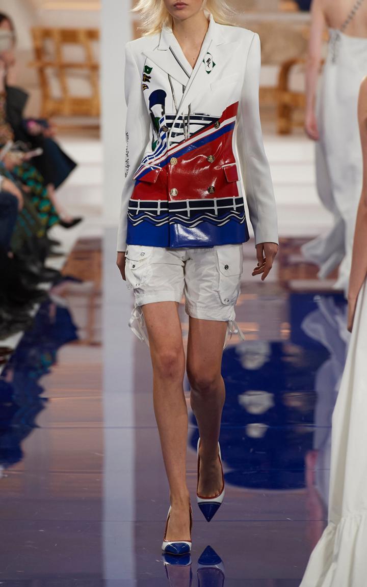 Ralph Lauren Crepe Camden Jacket