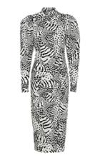 Rotate Theresa Mock Neck Midi Dress