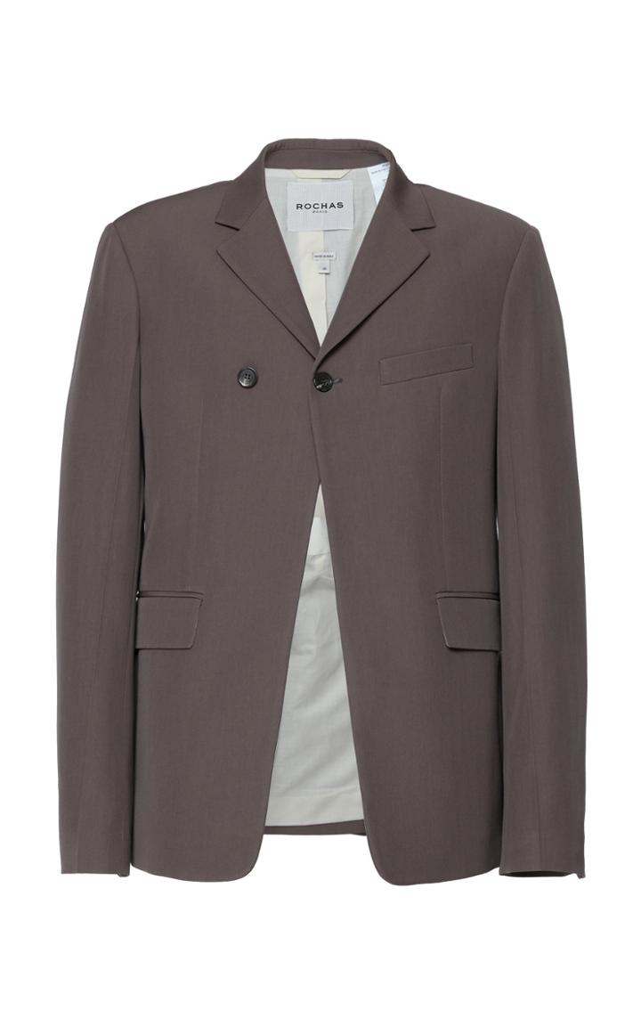 Rochas Notched Lapel Suit Jacket