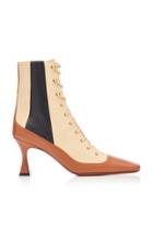 Manu Atelier Duck Lace Up Leather Boots