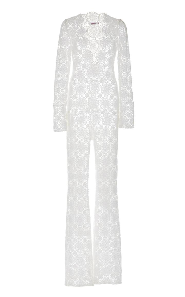 Nevenka Traditional Methods Handmade Cotton Crochet Jumpsuit