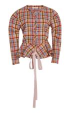 Brock Collection Panicucci Plaid Wool Jacket