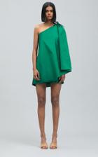 Moda Operandi Bernadette Antwerp Benedicte One-shoulder Taffeta Mini Dress