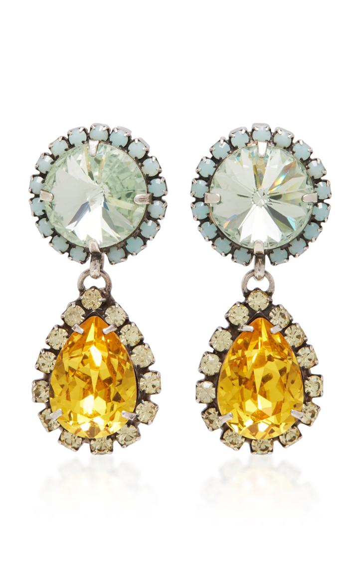 Dannijo Monaco Crystal Drop Earrings