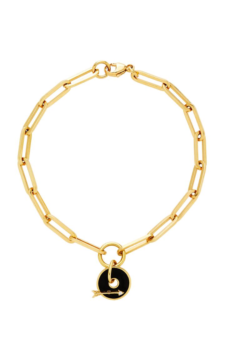 Foundrae Clip Chain Arrow Disk Bracelet