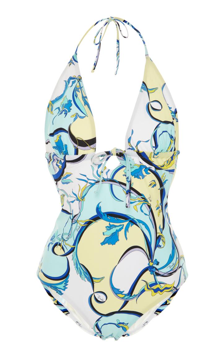 Emilio Pucci Printed One Piece Swimsuit