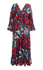 Moda Operandi La Doublej Tangier Floral-print Silk Caftan Size: Xs