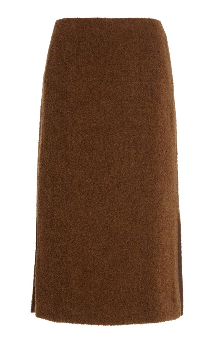 Moda Operandi Rejina Pyo Maude Wool Boucle Midi Skirt