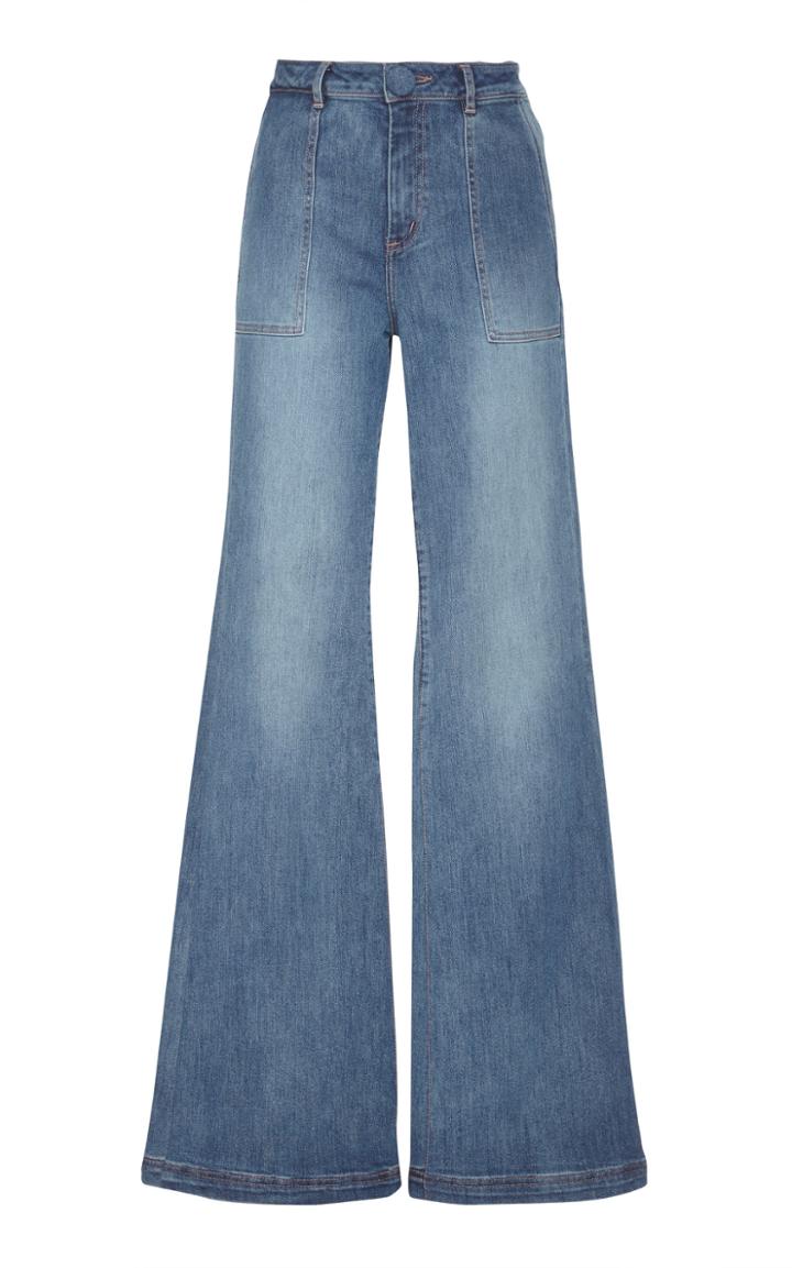 Johanna Ortiz Secretos De Las Olas Mid-rise Indigo Jeans