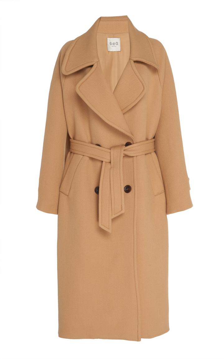 Sea Double Breasted Trench Coat