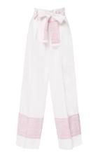 Gl Hrgel High Waist Belted Linen Pant