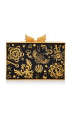 Rita Von Hildebrand Futopia Gold Silk Clutch