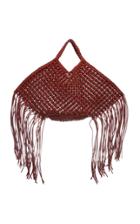 Yuzefi Basket Large Fringe-trimmed Woven Tote