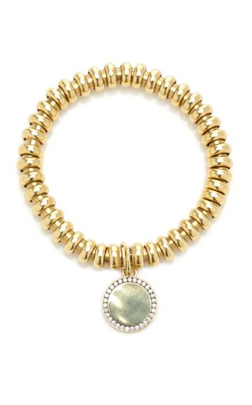 Moda Operandi Jemma Wynne 18k Yellow Gold Prive Rondelle Charm Bracelet With Engrava