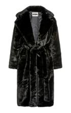 Moda Operandi Apparis Mona Belted Faux Fur Coat