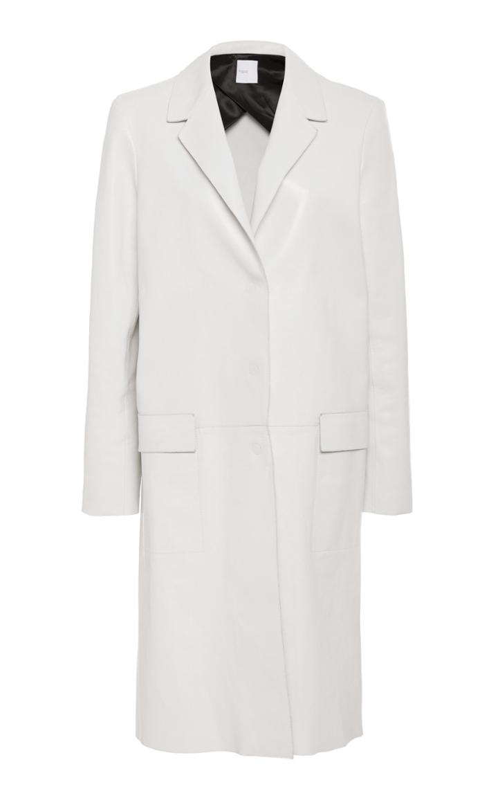Rosetta Getty Oversized Leather Longline Coat