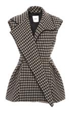 Moda Operandi Agnona Asymmetric Wool-cashmere Vest