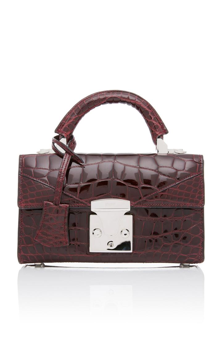 Moda Operandi Stalvey Top Handle 2.0 Alligator Shoulder Bag