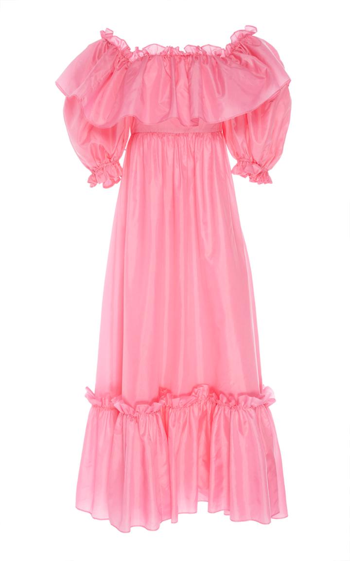 Loveshackfancy Tara Bright Off The Shoulder Dress