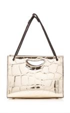 Hayward 1712 Mini Embossed Vegan Leather Basket Bag