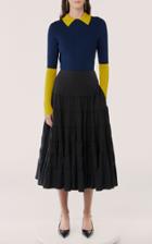 Moda Operandi Jason Wu Collection Tiered Cotton Midi Skirt