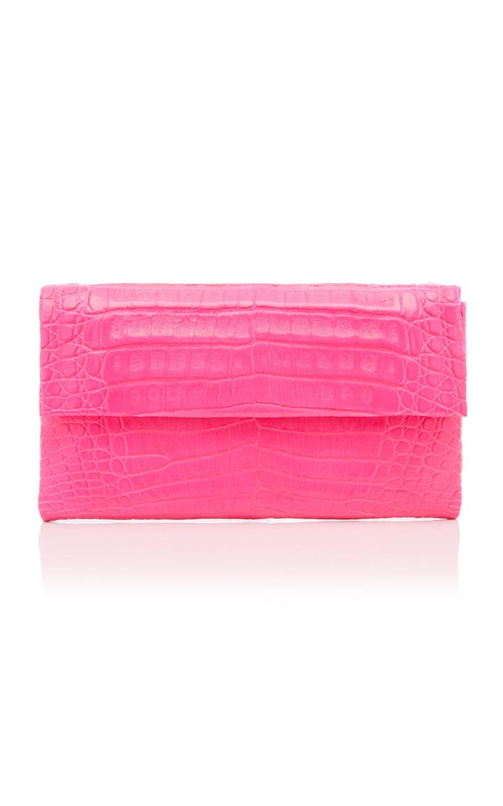 Nancy Gonzalez Gotham Mini Croc Clutch