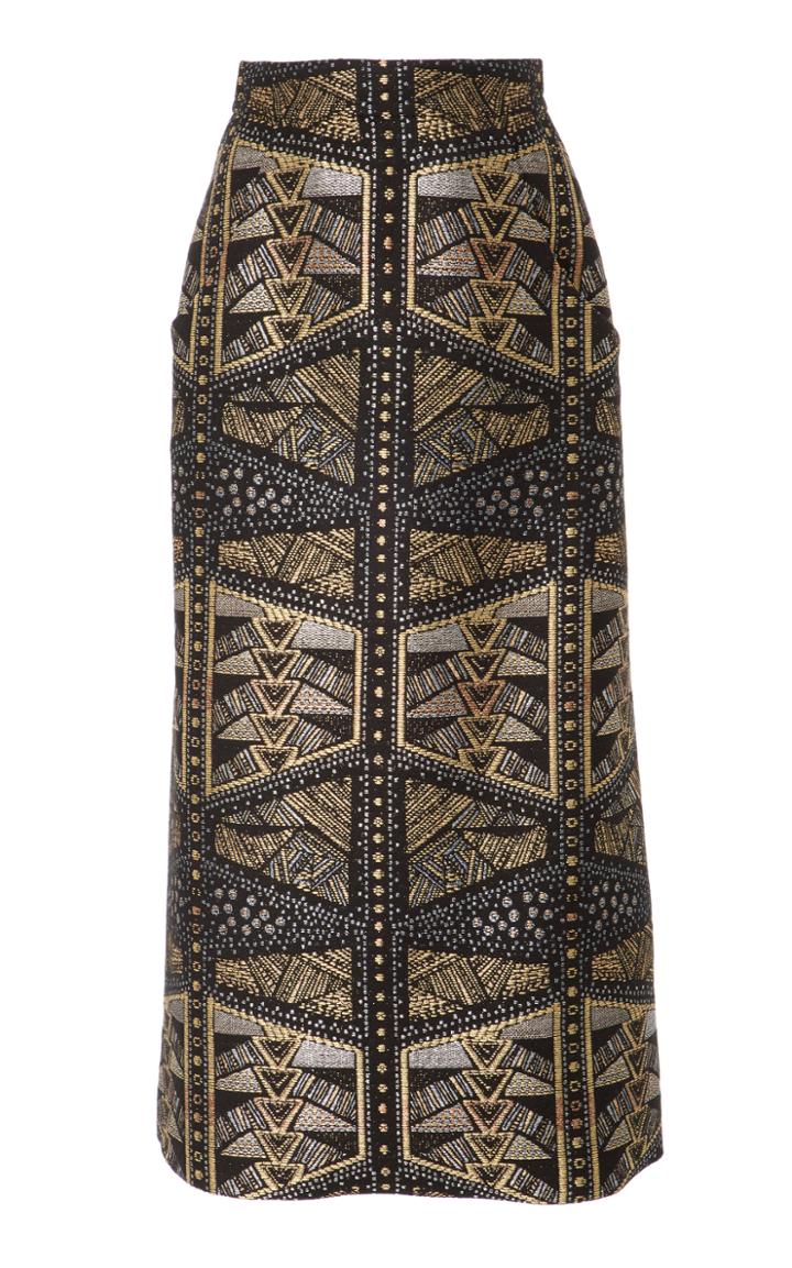 Maison Di Prima Valentina Jacquard Skirt