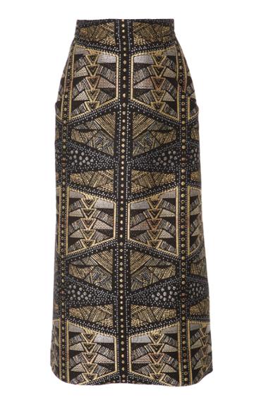 Maison Di Prima Valentina Jacquard Skirt