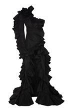 Dundas One Shoulder Silk Taffeta Gown