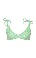 Camp Cove Poppy Floral Print Bikini Top